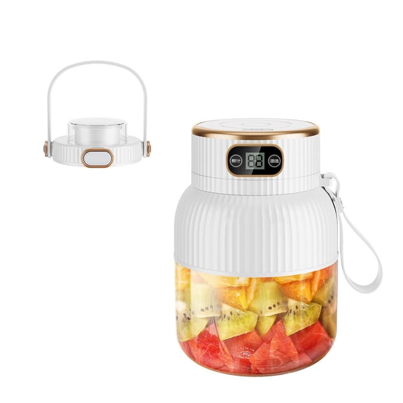 uvwlwu Efficient Manual Juicer for Fresh Fruit and Vegetable Juice Compact Kitchen Appliance Easy to Use Home Extractor(White)