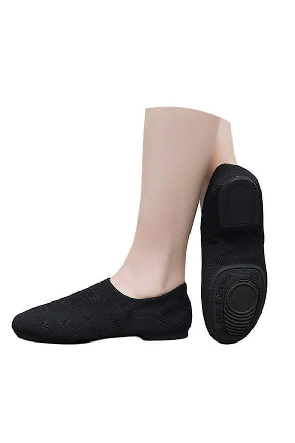 Flat Shoes for Women Dance Shoes For Ballet Jazz Latin Modern Contemporary Low Heel Non Leather Sole Comfortable Lightweight