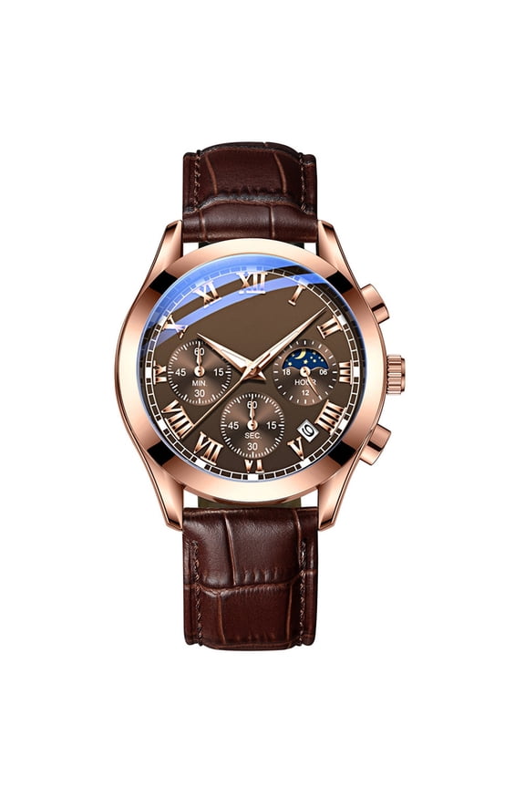 Full Automatic Mechanical Watch And Trendy Korean Quartz Men's Watch(B)