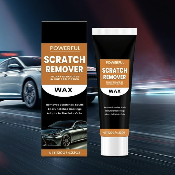 uvwlwu Grade Car Scratch Remover with Advanced Protective Coating Technology for Light Scratches and Swirl Marks(Black)
