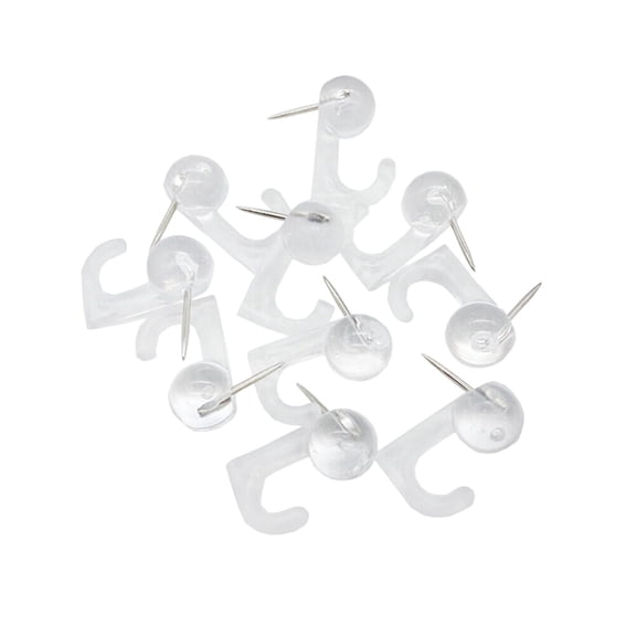 uvwlwu Heavy Duty Wall Pins For Secure Hanging Pictures Kitchen Bathroom Organization Hooks 30PCS(A)