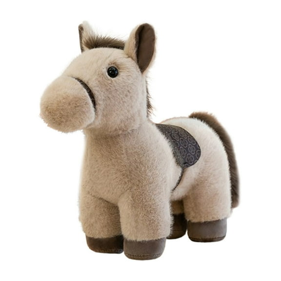 uvwlwu Horse Zodiac Figurine Desktop Ornament For Home Luck Charm Decorative Sculpture Art For Collectors And Enthusiasts Year Of Celebration(Khaki,22cm)