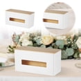 thumbnail image 1 of uvwlwu Kitchen Paper Towel Holder One Hand Tear Design Hidden Storage Can Accommodate Paper(White,26*10.9*13.5cm), 1 of 7