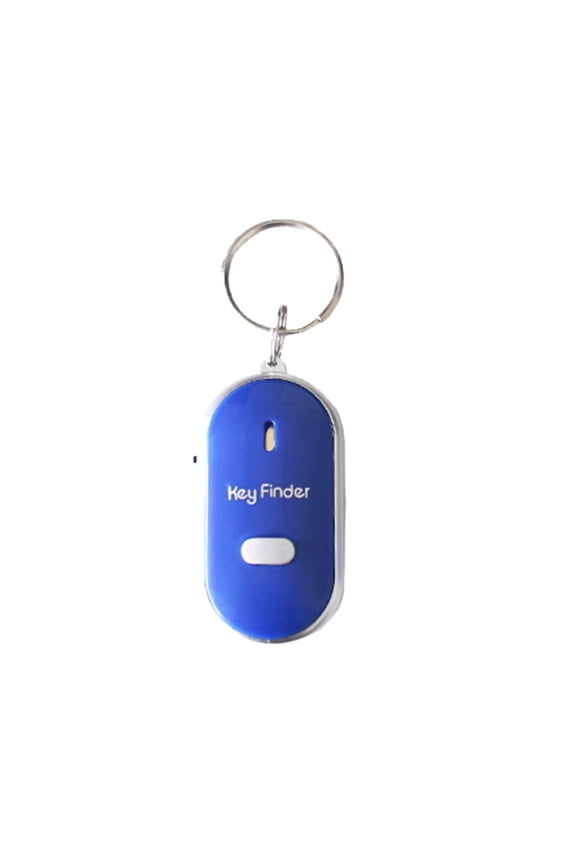 LED Light Torch Remote Sound Control Lost Key Finder Locator Keychain(Blue)