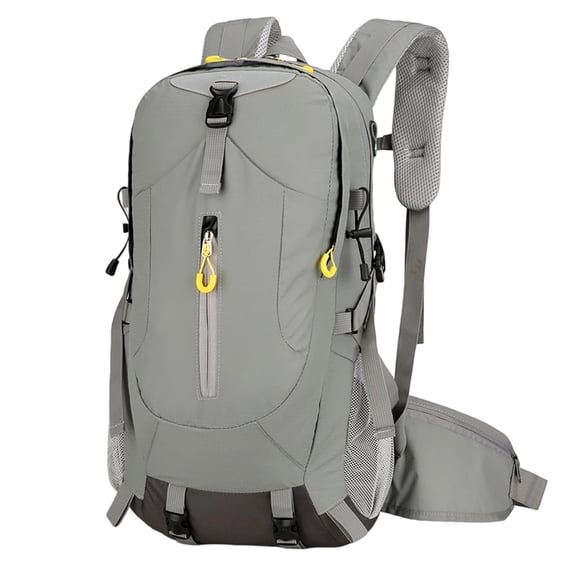uvwlwu Large Capacity Breathable Outdoor Hiking Backpack for Trekking Camping and Travel Daypack with Multiple Compartments(Grey)