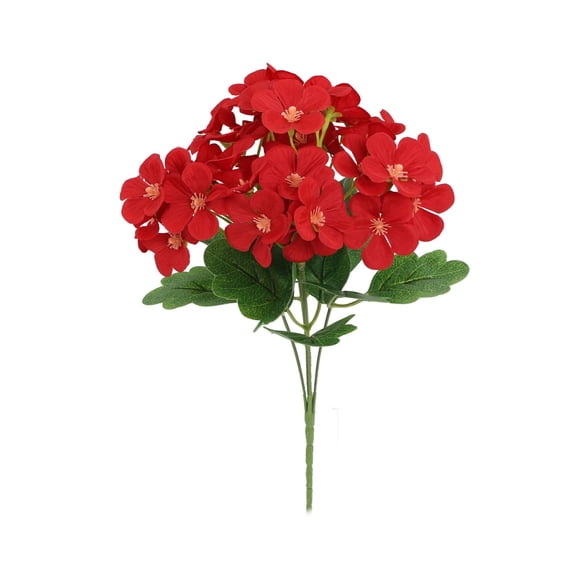 uvwlwu Lifelike Hydrangea Floral Arrangement Silk Flower Bouquet for Home Indoor and Outdoor Use(C)