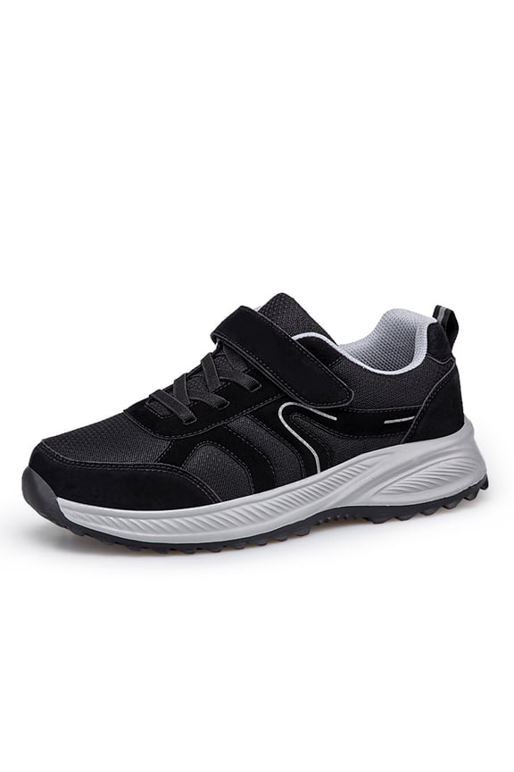 Lightweight Walking Shoes Wide Width Casual Sneakers Breathable Comfortable On Athletic Footwear For Travel Workout(Black,9)