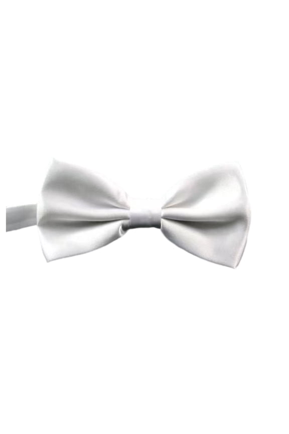 Men's Satin Solid Color Bow Tie Pre-Tied Bowtie for Suit Shirt Parties Weddings,One Size