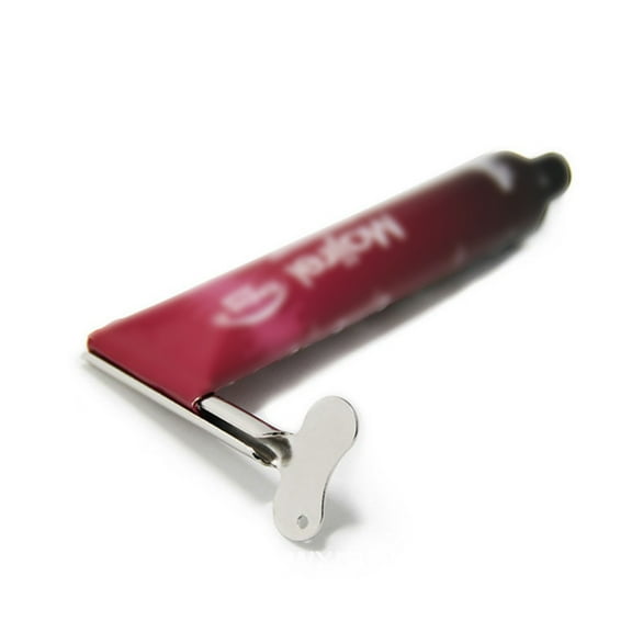 uvwlwu Metal Tube Wringer U Key Shape Toothpaste Cosmetic Paint Squeeze Extruder(Silver)