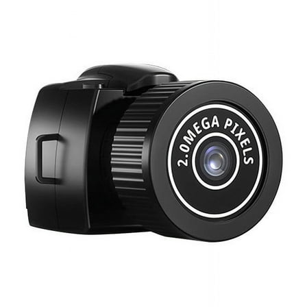 uvwlwu Mini Camera With Night Wide Angle Lens USB Rechargeable Portable Camera For Home Office (without Memory Card)(Black)
