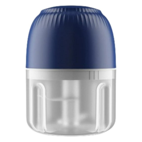 uvwlwu Mini Food Processor Time 250ml Capacity 3 Leaf Sports Cup Energy Saving Deep Wide Bottle Mouth Onion Garlic For Kitchen Use(Blue)