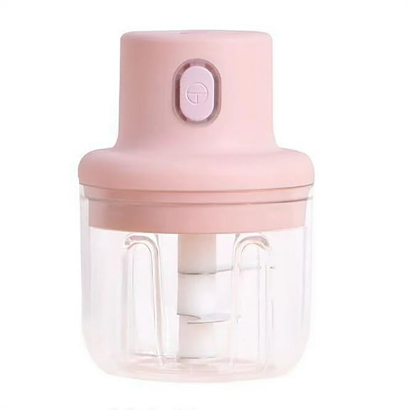 uvwlwu Mini Household Electric Garlic Masher Creative Wireless Garlic Masher Small Multi Function Cooking Machine Garlic Machine(Pink)