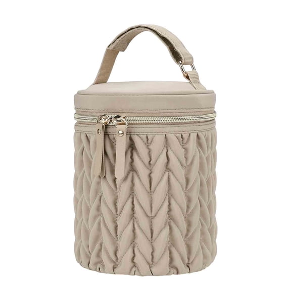 uvwlwu Multifunctional Insulated Baby Bottle Tote Portable Thermal Travel Breastmilk Cooler Holder Storage For Daycare And Outdoor Adventures(Khaki)