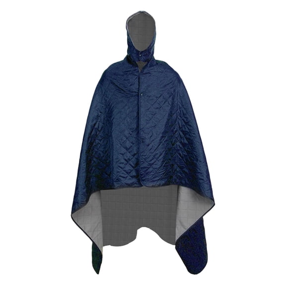uvwlwu Outdoor Blanket, Warm Hooded Throw For Camping, Windproof Lightweight Wrap For Stadium Travel Beach Picnic And Cold Weather(Blue,200X140cm)