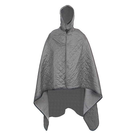 uvwlwu Outdoor Blanket, Warm Hooded Throw For Camping, Windproof Lightweight Wrap For Stadium Travel Beach Picnic And Cold Weather(Grey,200X140cm)