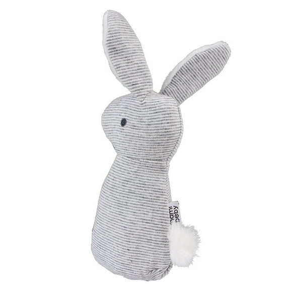 uvwlwu Pet Dog Squeaky Toy Cat Squeaker Sound Chew Fetch Interactive Plush Toy(Grey)