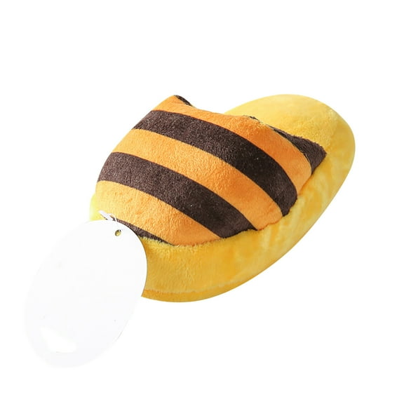 uvwlwu Pet Plush Chew Toy Animal Play Squeak Toy Plush Puppy Toy Donkey Chew Squeak Puppy Pet Supplies(B)