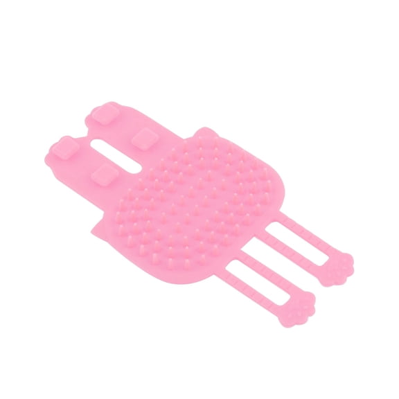 uvwlwu Pet Tickling Artifact 1 Pcs Cat Self Groomer Cat Corner Brush Tickling Comb Pet Brush Silicone Back Scratcher Cat Scratching Tool Tickling Comb For Cat Dog(Pink)