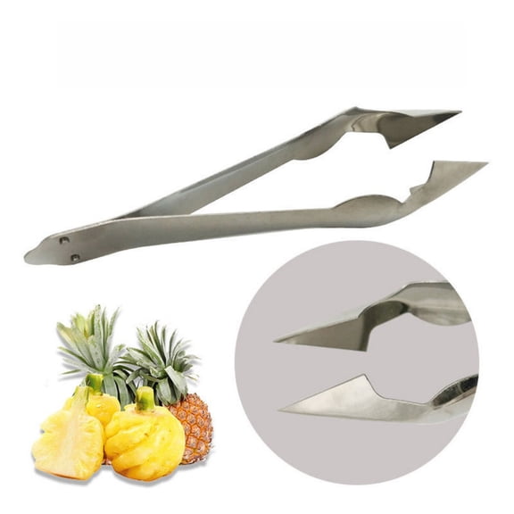 uvwlwu Pineapple Corer Tool Effortlessly Eyes and Core for Fresh Homemade Fruit Enjoyment(Silver)