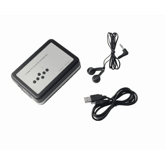 uvwlwu Portable Auto Reverse Cassette Tape Player with Headphone and Speaker Output for Music Entertainment Sports and Travel(Black)