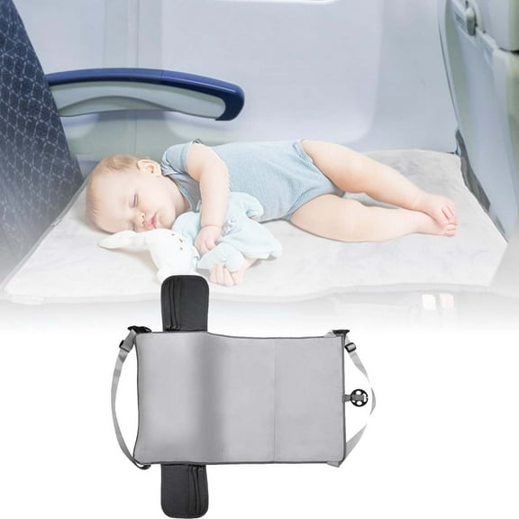 uvwlwu Portable Inflatable Airplane Travel Bed for Comfortable Aircraft Expansion and Rest During Long Flights(Grey)