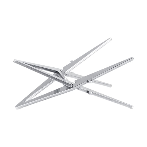 uvwlwu Portable Outdoor Stove With Stainless Steel Internal Support Removable Four Corner Kettle Stand(Silver)