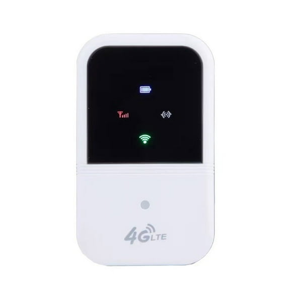 uvwlwu Portable WiFi Pro Travel Hotspot Device High Speed Wireless Network Router For Internet(White)