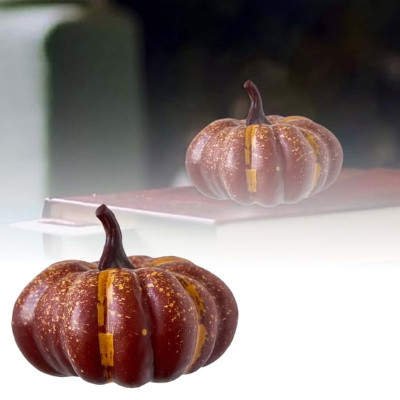 uvwlwu Pumpkin Decor For Thanksgiving, Small Ceramic Pumpkin Figurine, Mini Fall Table Centerpiece, Perfect For Holiday Dining Decor And Food Photography(B,6cm)