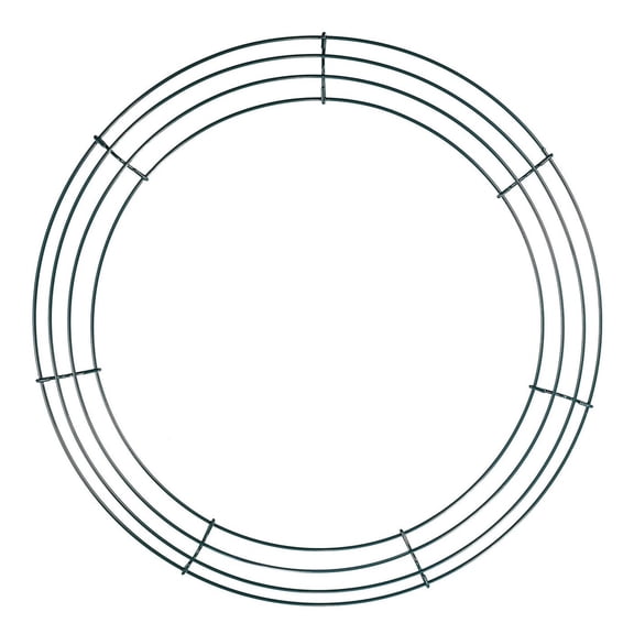 uvwlwu Round Metal Wreath 14 In Heart-Shaped Wire Frame Wedding Valentine's Day DIY(Green)