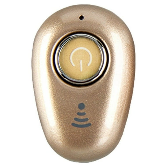 uvwlwu S650 Mini Bluetooth Headset Wireless Earbud Style Ultra Small Sports 4.1 Stereo(Gold)
