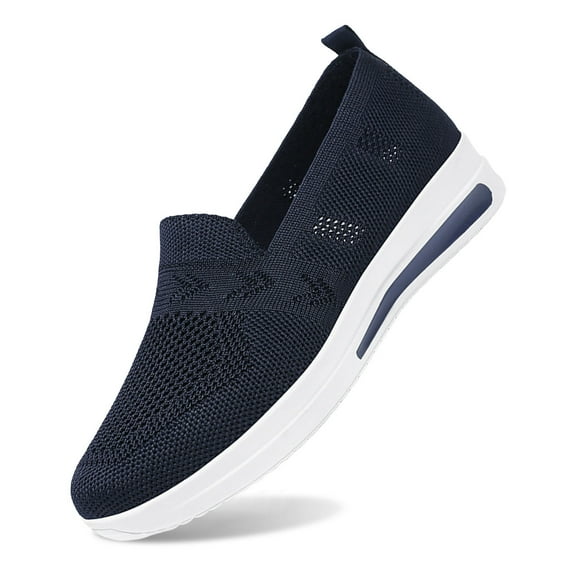 uvwlwu Shoes for Women,Women's Sneakers Lightweight Walking Shoes Breathable -on Flats