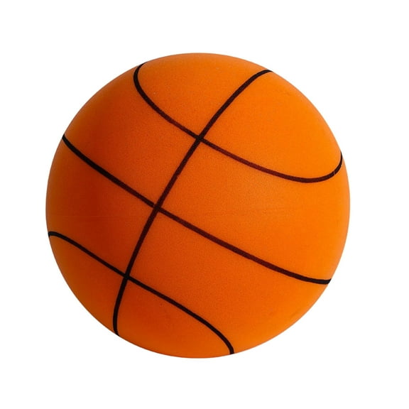 uvwlwu Silent Basketball Dribbling Indoor Indoor Training Foam Ball Uncoated High Density Easy To Grip Quiet Ball For Various Indoor Activities(A)