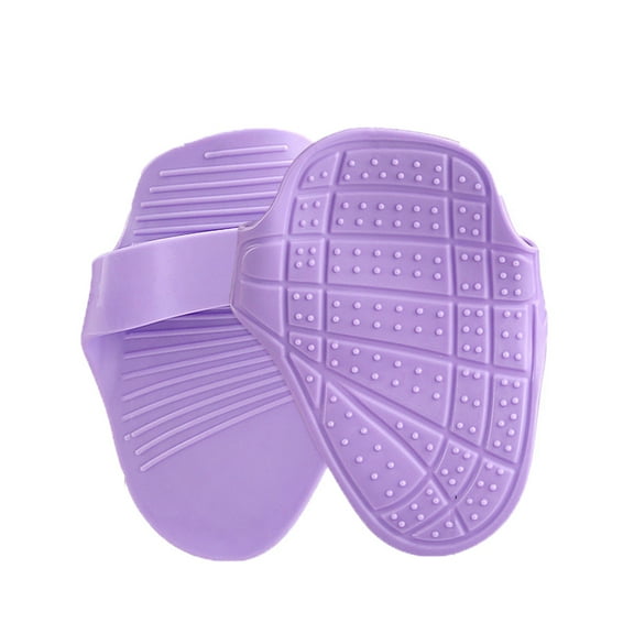 uvwlwu Silicone Hand Gloves for Sports Fitness Weightlifting and Secure Horizontal Bar Training(Purple)