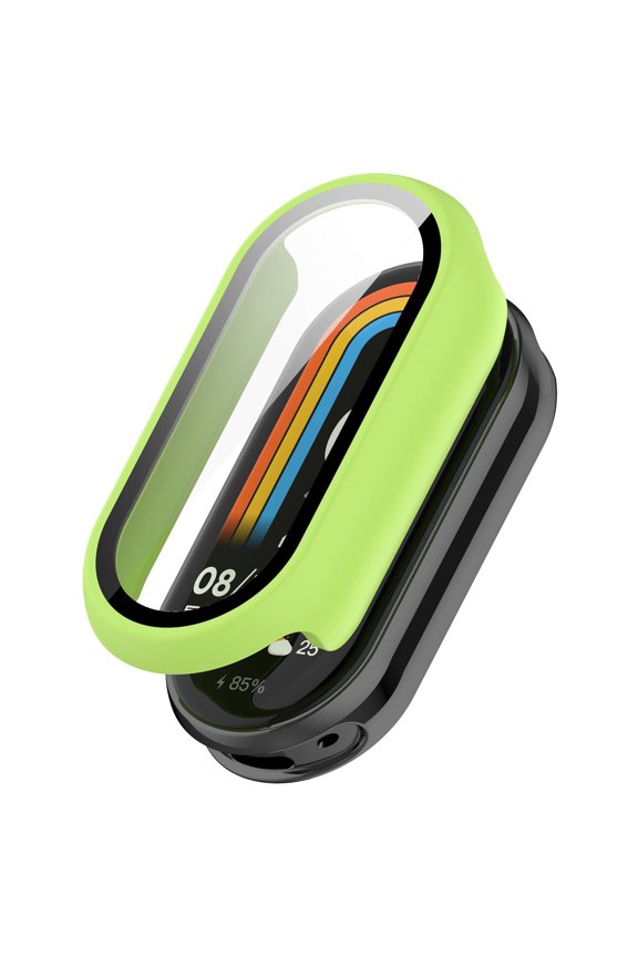 uvwlwu Smart Wristband Accessories Protective With Tempered Glass For Classic Model Full Coverage Scratch Shield Durable Design Lightweight Comfortable Wear(C,5X5CM)