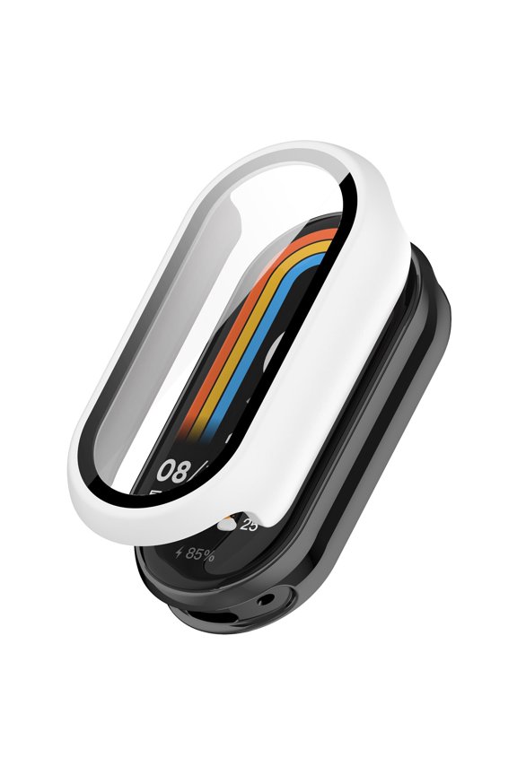 uvwlwu Smart Wristband Accessories Protective With Tempered Glass For Classic Model Full Coverage Scratch Shield Durable Design Lightweight Comfortable Wear(E,5X5CM)