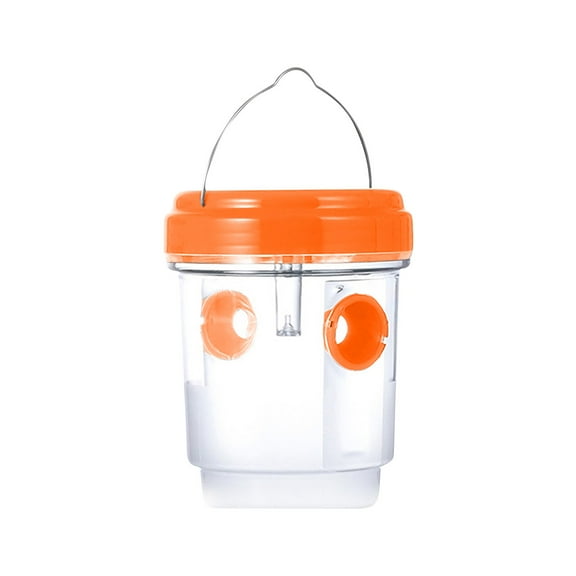 uvwlwu Solar For Outside Trap Hanging Yellow Jackets Catcher Outside Garden(Orange)