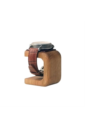 Solid Wood Handmade Watch Display Stand Holder Rack For All Models Men And Women Showcase Organizer(Brown)