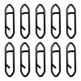 thumbnail image 1 of uvwlwu Speed Clips 10PCS Fishing Speed Clips Stainless Steel Speed Clip For Fishing Quick Change Connector Quick Snap Crankbait Tackle(C), 1 of 4