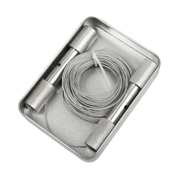 uvwlwu Stainless Steel Wire Saw for Animal Horn Trimming and Cutting | Durable Handheld String Saw Tool for Farm Ranch Yard and Outdoor Use(Silver)