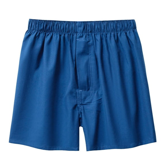 uvwlwu Underwear for Men Pack Loose Fitting Underwear Pure Cotton Home Sleepwear Flat Angle Breathable Large Shorts Boxers for Men(Size:2XL)