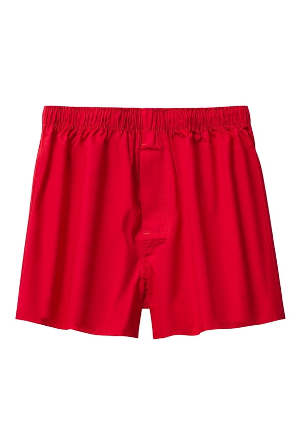 Underwear for Men Pack Loose Fitting Underwear Pure Cotton Home Sleepwear Flat Angle Breathable Large Shorts Boxers for Men(Size:XL)