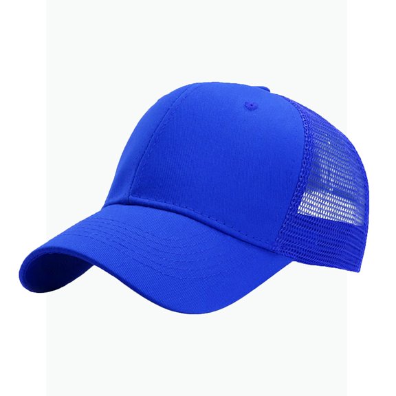 uvwlwu Unisex Trucker Cap 6-Panel Adjustable Mesh Back Structured Baseball Hat