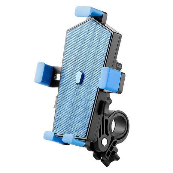 uvwlwu Universal Bike Phone Mount with 360 Rotation and Quick One- Locking Mechanism for Secure Cycling and Biking(Blue)