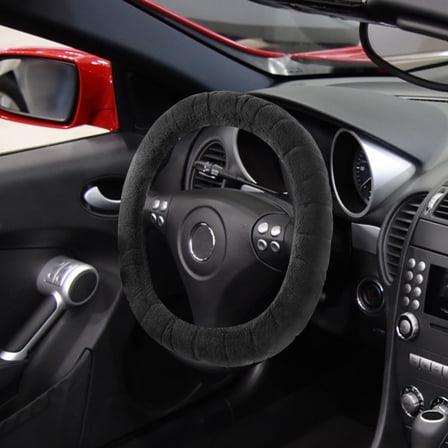uvwlwu Universal Steering Wheel Cover For Enhanced Driving Grip And All Season Comfort Soft Interior Car Accessory(C)