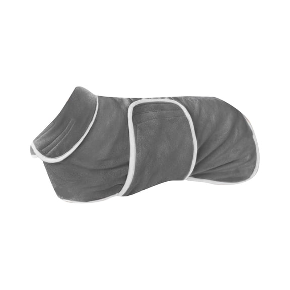 uvwlwu Winter Pet Bathrobe Cozy Warm Drying Robe Soft Absorbent Towel Material Gown Comfortable Apparel For Small Medium Large Animals(G)