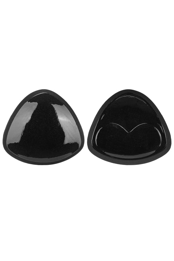 uvwlwu Women Triangle Self Adhesive Silicone Bra Inserts Pads Reusable Washable Thick Lift Support Anti Comfort Padding For Bikini Dress Strapless Everyday Outfits,One Size