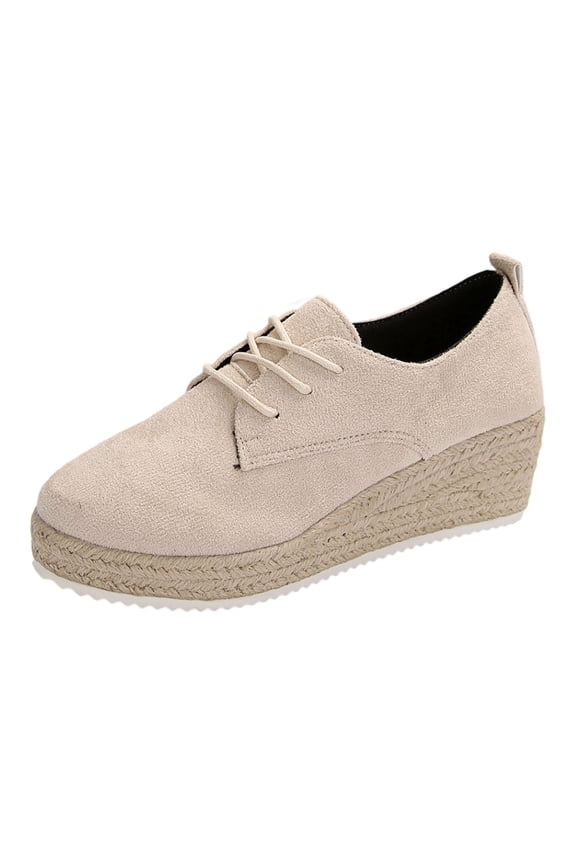 Women's Casual Shoes Stylish Wedge On Thick Sole Open Toe Heel Espadrille Casual Footwear For Everyday Use(White,8.5)