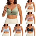 thumbnail image 1 of uvwlwu Women's Wireless Seamless Nursing Bra Clip Down Feeding Cup Adjustable Straps Gentle Support Maternity Bralette for Pregnancy and Postpartum Daily Wear,L, 1 of 4