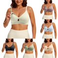 thumbnail image 1 of uvwlwu Women's Wireless Seamless Nursing Bra Clip Down Feeding Cup Adjustable Straps Gentle Support Maternity Bralette for Pregnancy and Postpartum Daily Wear,XXL, 1 of 4