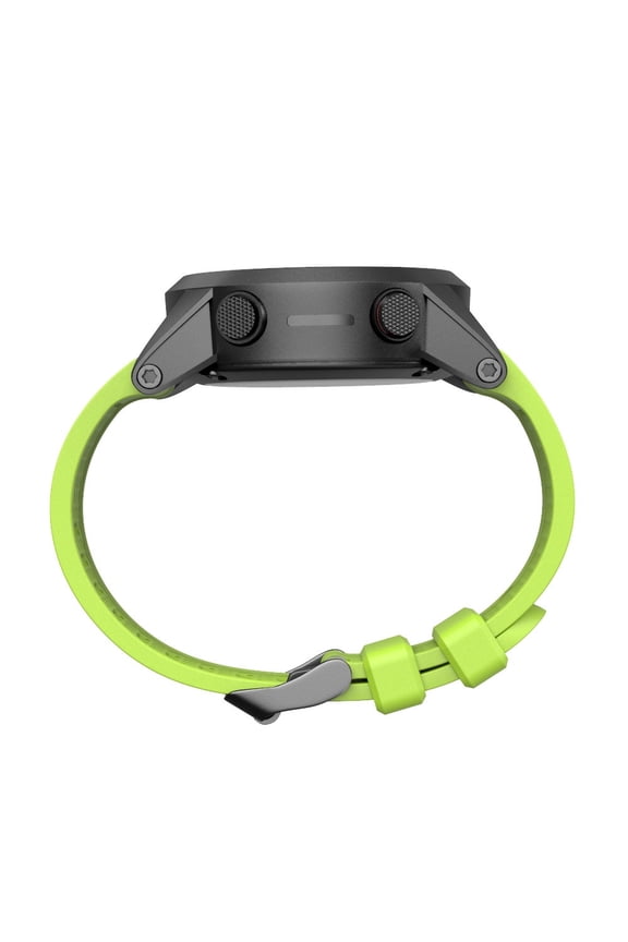 for Garmin Fenix/Fenix 2 Band Easy Fit 26mm Width Soft Silicone Watch Strap(Green)